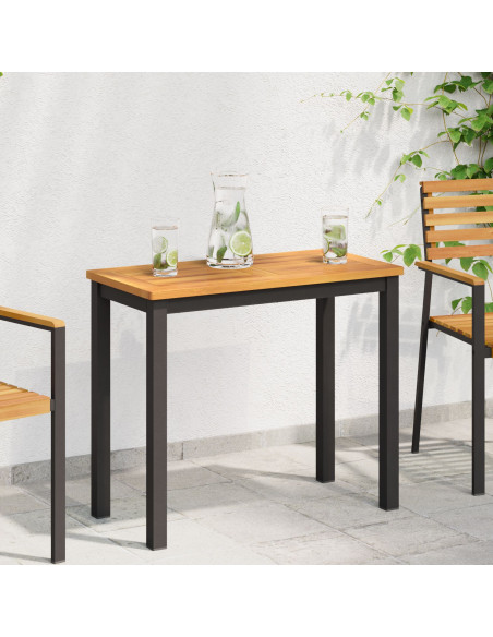 Tavolo  100x50x2,2 cm Rettangolare in Legno Massello