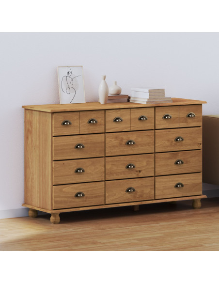 Cassettiera "ASKIM" 79x40x133.5 cm Legno massello di pino