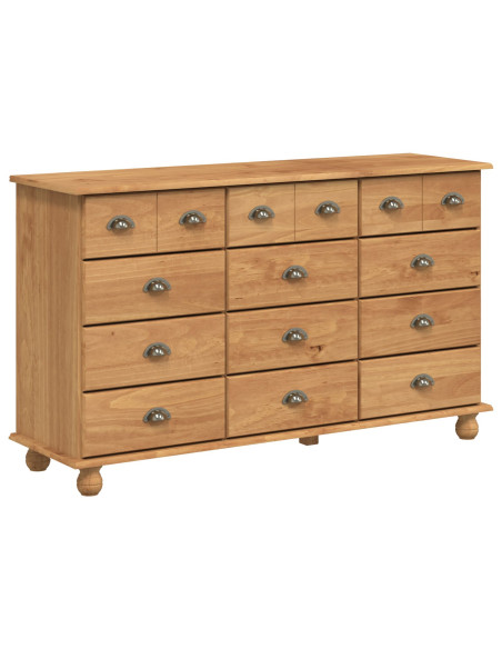 Cassettiera "ASKIM" 79x40x133.5 cm Legno massello di pino