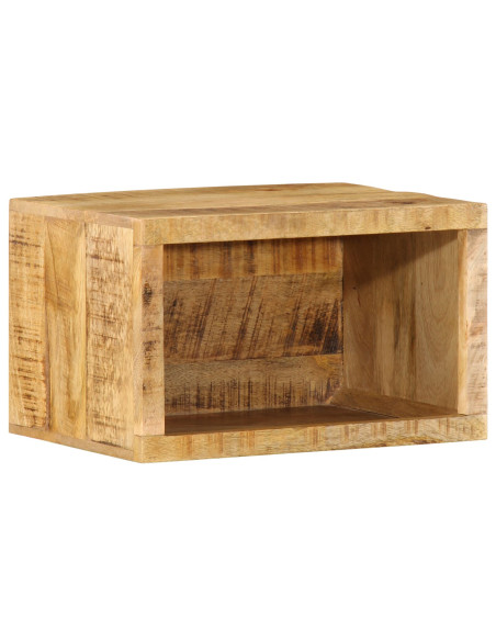 Armadio a Parete  40x30x25 cm Legno Massello di Mango Grezzo