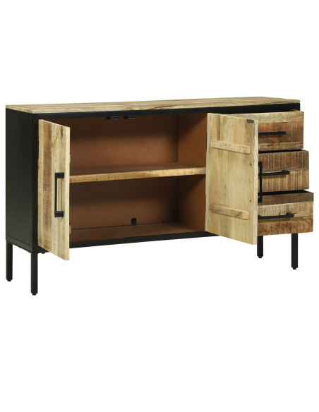 Credenza  110x30x70 cm in legno massello di mango