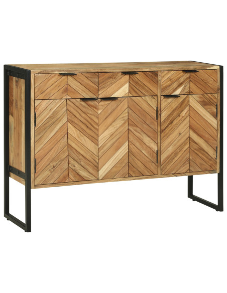 Credenza  100x30x75 cm Legno Massello di Acacia