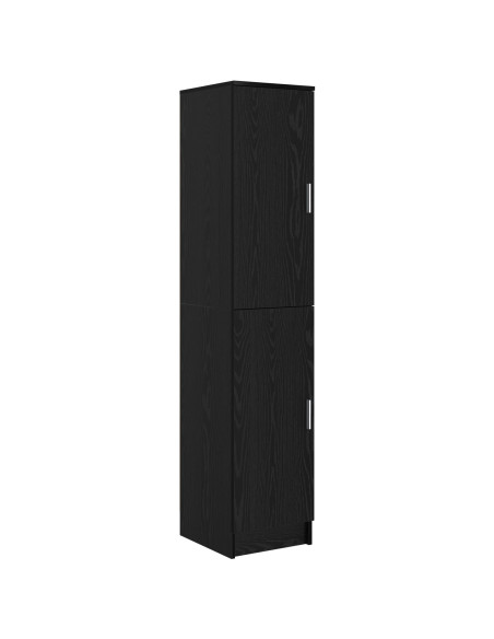 Mobile Buffet Rovere Nero Legno Ingegnerizzato Medio