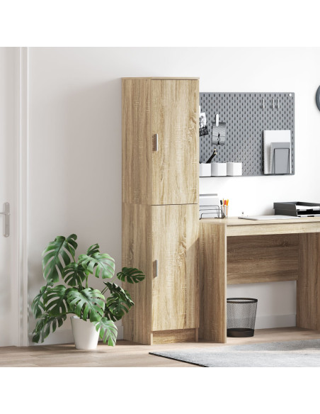 Buffet Cabinet rovere Sonoma Truciolare con finitura in rovere Sonoma