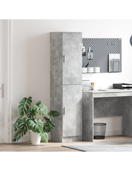 Mobile Buffet Grigio cemento MDF con laminato effetto cemento