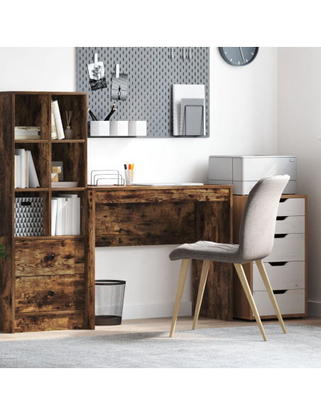 Scrivania da Scrittura  Rovere Affumicato Legno Ingengerizzato