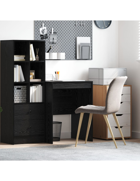 Scrivania Rovere nero Legno ingegnerizzato 60 x 50 x 76 cm Scrivania