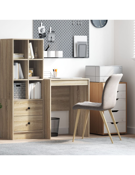 Scrivania per computer  Rovere Sonoma Truciolare 60 x 50 x 76 cm