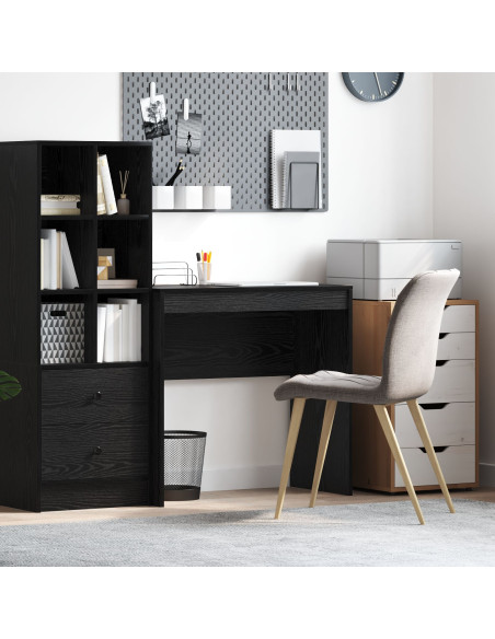 Scrivania in Rovere Nero Rovere nero Legno ingegnerizzato