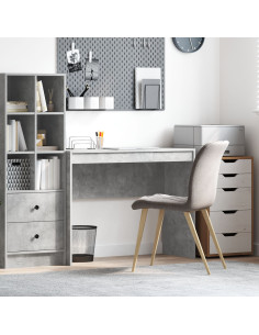 Scrivania Grigio cemento 100 x 40 x 76 cm