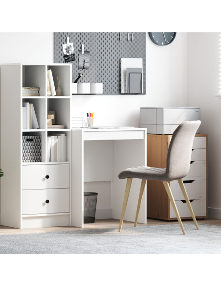 Scrivania  Bianca Legno ingegnerizzato 60 x 50 x 76 cm Durevole