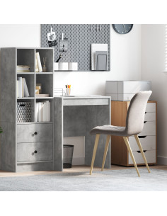 Scrivania Grigio cemento 60 x 50 x 76 cm