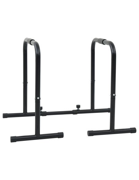 Barra Dip con Lunghezza Regolabile, Capacità di 300 kg, 96-117x67x75 cm in Acciaio