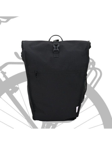 Borsa per portapacchi  20L Nera 34x16x59 cm
