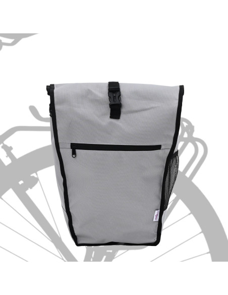 Borsa per Bicicletta  per Portapacchi 20 L Grigia 34x16x59 cm