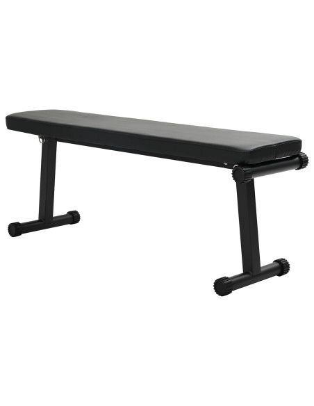 Panca Pesca Pieghevole  100 kg Nera 107x27x41 cm Acciaio