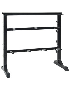 Ripiano per Manubri Nero 99 x 45 x 95,5 cm