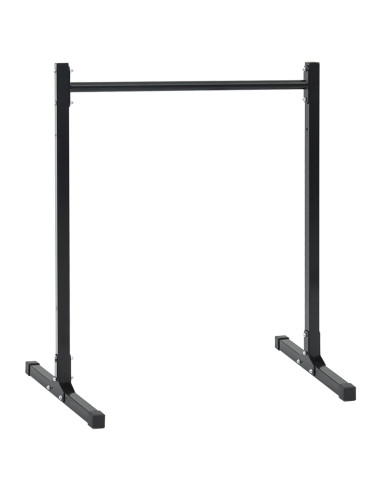 Stazione per dips 2 pcs Nero 55 x 90 x 104.5 cm