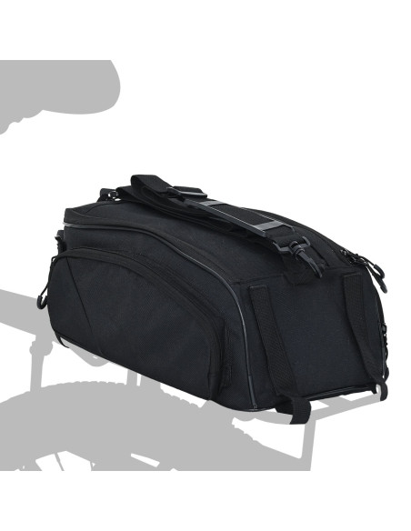 Borsa da Portapacchi 12L Nera 38x21x16 cm