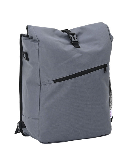Borsa per Bici  per Portapacchi 25 L Grigia 33x16x48 cm