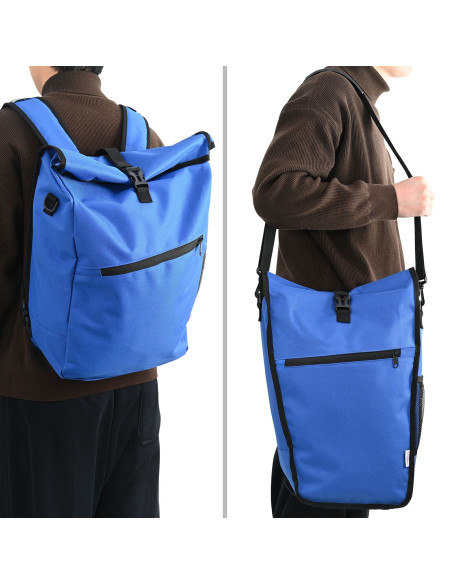 Borsa da portapacchi blu  25 L 33x16x48 cm