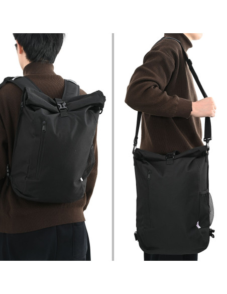 Borsa per bici  portapacchi 20L Nera 31x13x58 cm