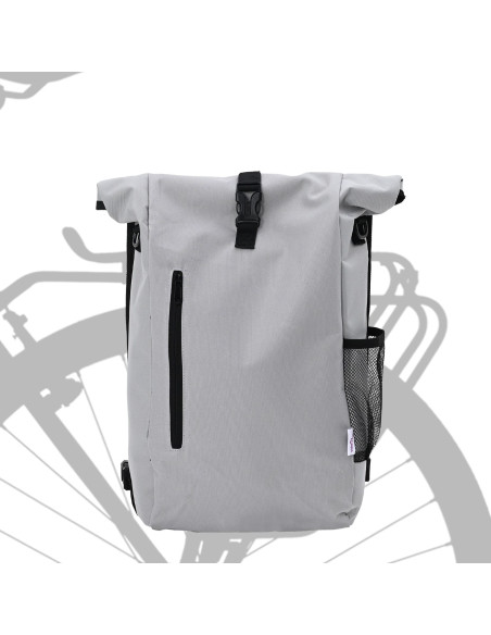 Borsa per Bicicletta  20L Grigia 31x13x58 cm