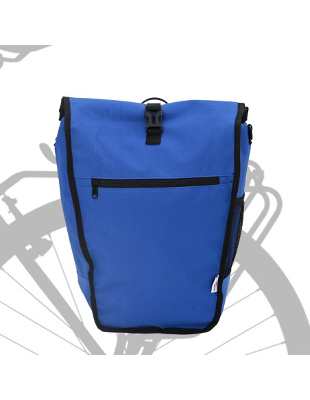 Borsa per bici  per portapacchi 20 L Blu 34x16x59 cm