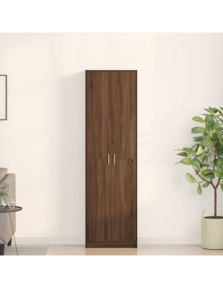 Armadio  Rovere Marrone 55x25x189 cm Legno Ingegnerizzato