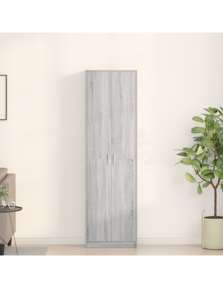 Guardaroba Grigio Sonoma 55 x 25 x 189 cm Legno multistrato
