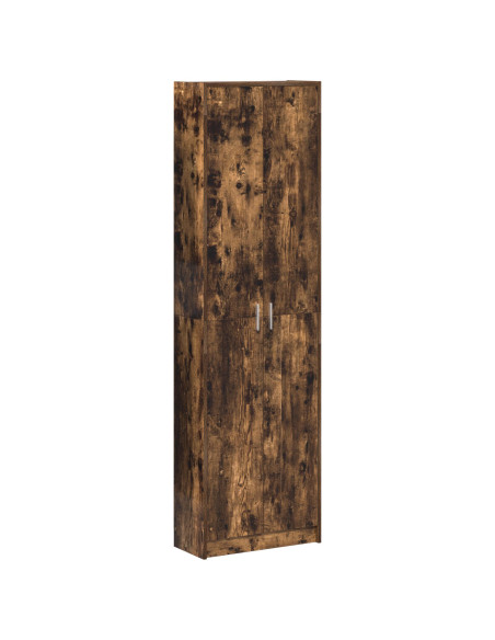 Armadio  in rovere affumicato 55x25x189 cm in legno ingegnerizzato