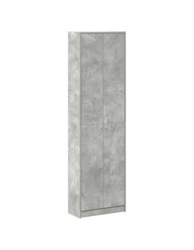 Guardaroba Grigio cemento 55 x 25 x 189 cm Legno multistrato