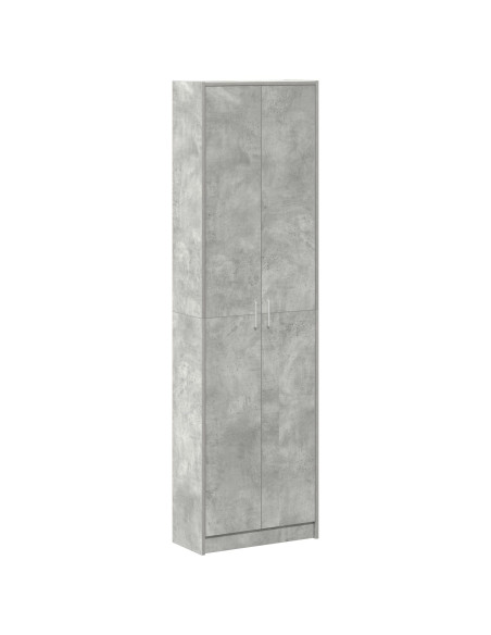 Guardaroba Grigio cemento 55 x 25 x 189 cm Legno multistrato