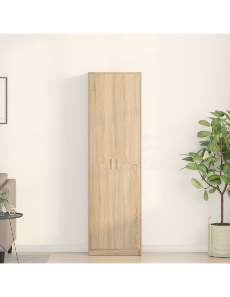 guardaroba  rovere Sonoma 55x25x189 cm legno ingegnerizzato