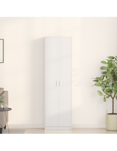 Guardaroba con porta Bianco 55 x 25 x 189 cm Legno multistrato