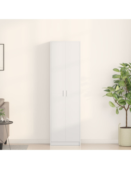 Guardaroba con porta Bianco 55 x 25 x 189 cm Legno multistrato