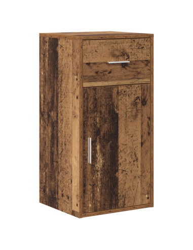 Credenza con cassetto Legno vecchio 38 x 34 x 75 cm