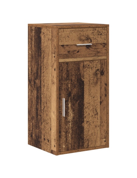 Credenza con cassetto Legno vecchio 38 x 34 x 75 cm