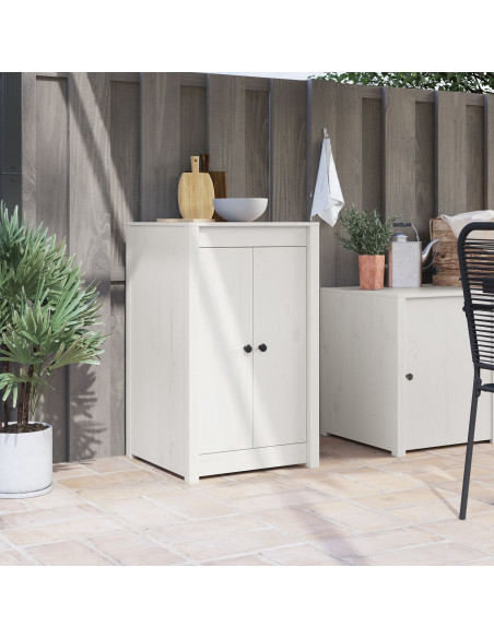 Porte da Cucina Bianche 50x9x82 cm Legno massello di pino