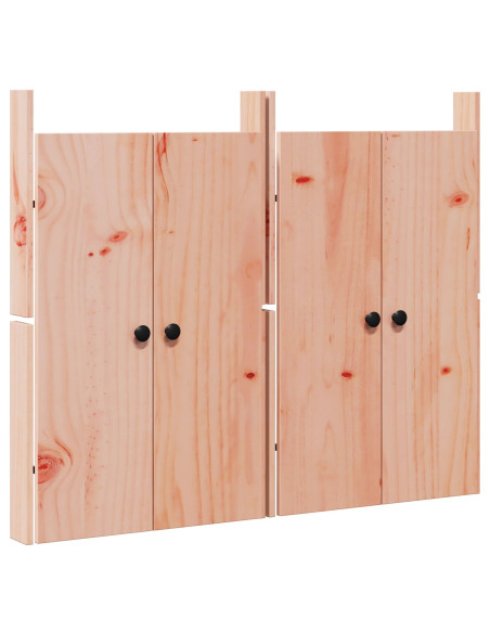 Porte da cucina esterne  2 pz 50x9x82 cm in legno massiccio di abete di Douglas