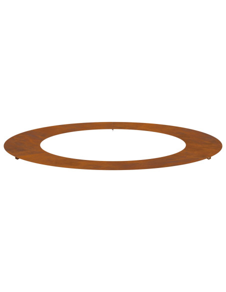 Fioriera in Acciaio Corten  Acciaio Corten Grande Intarsi Decorativi
