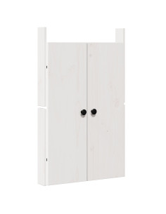 Porta da cucina Bianco 50 x 9 x 82 cm Legno massello di pino