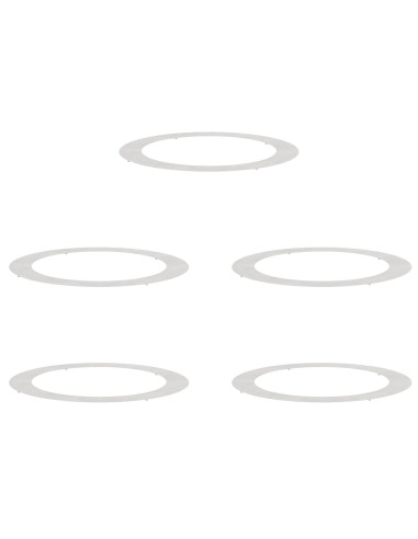 adatto per Anelli d'Albero Piatto 5 pcs Argento Ø90 / 120 cm