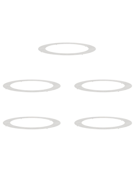 adatto per Anelli d'Albero Piatto 5 pcs Argento Ø90 / 120 cm