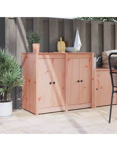 Porte da cucina esterne  2 pz 50x9x82 cm in legno massiccio di abete di Douglas