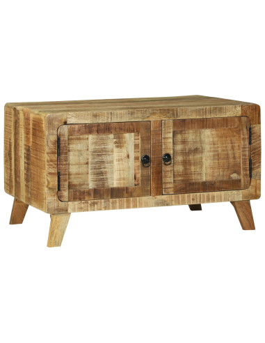 Tavolino da salotto Marrone Legno di mango massello