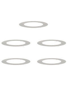 adatto per Anelli d'Albero Piatto 5 pcs Argento Ø60 / 90 cm