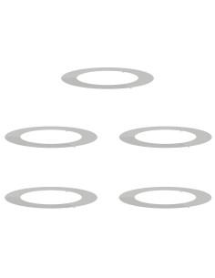 adatto per Anelli d'Albero Piatto 5 pcs Argento Ø60 / 90 cm