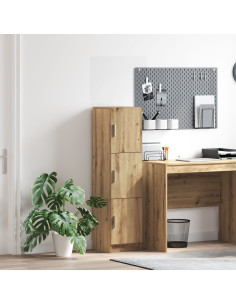 Credenza Rovere artigianale 31.5 x 32 x 122.5 cm