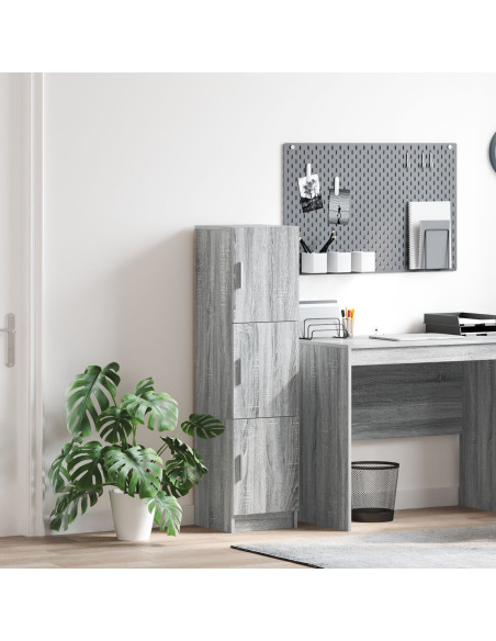 Sideboard grigio Grigio sonoma Legno ingegnerizzato Standard